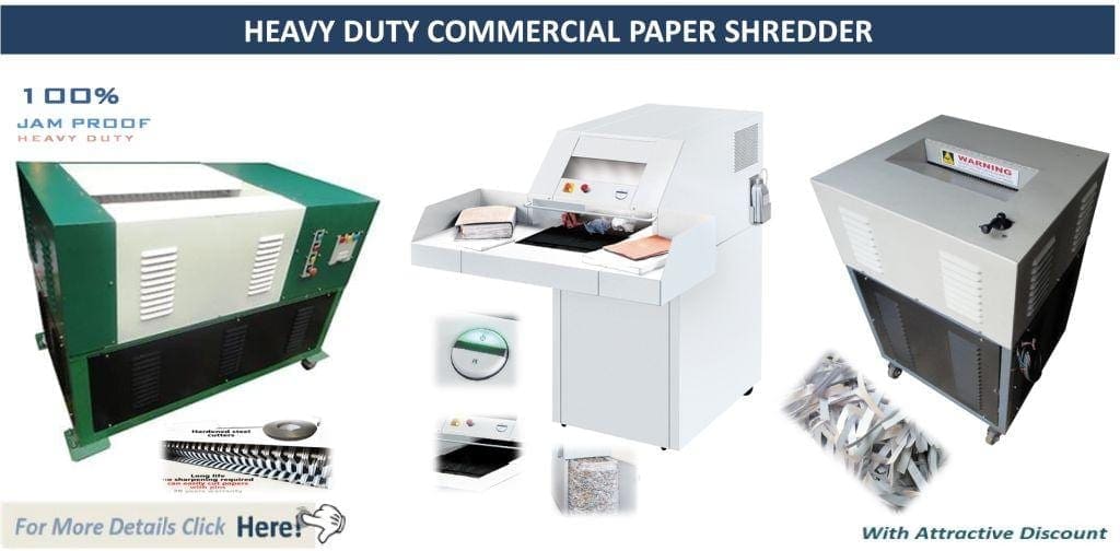 Heavy Duty Commercial Paper Shredder