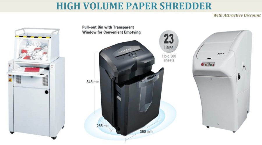 High Volume Paper Shredders