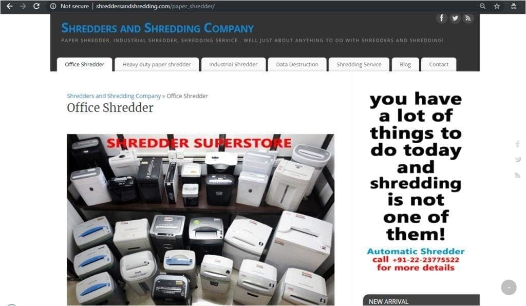 Shredders and Shredding Company