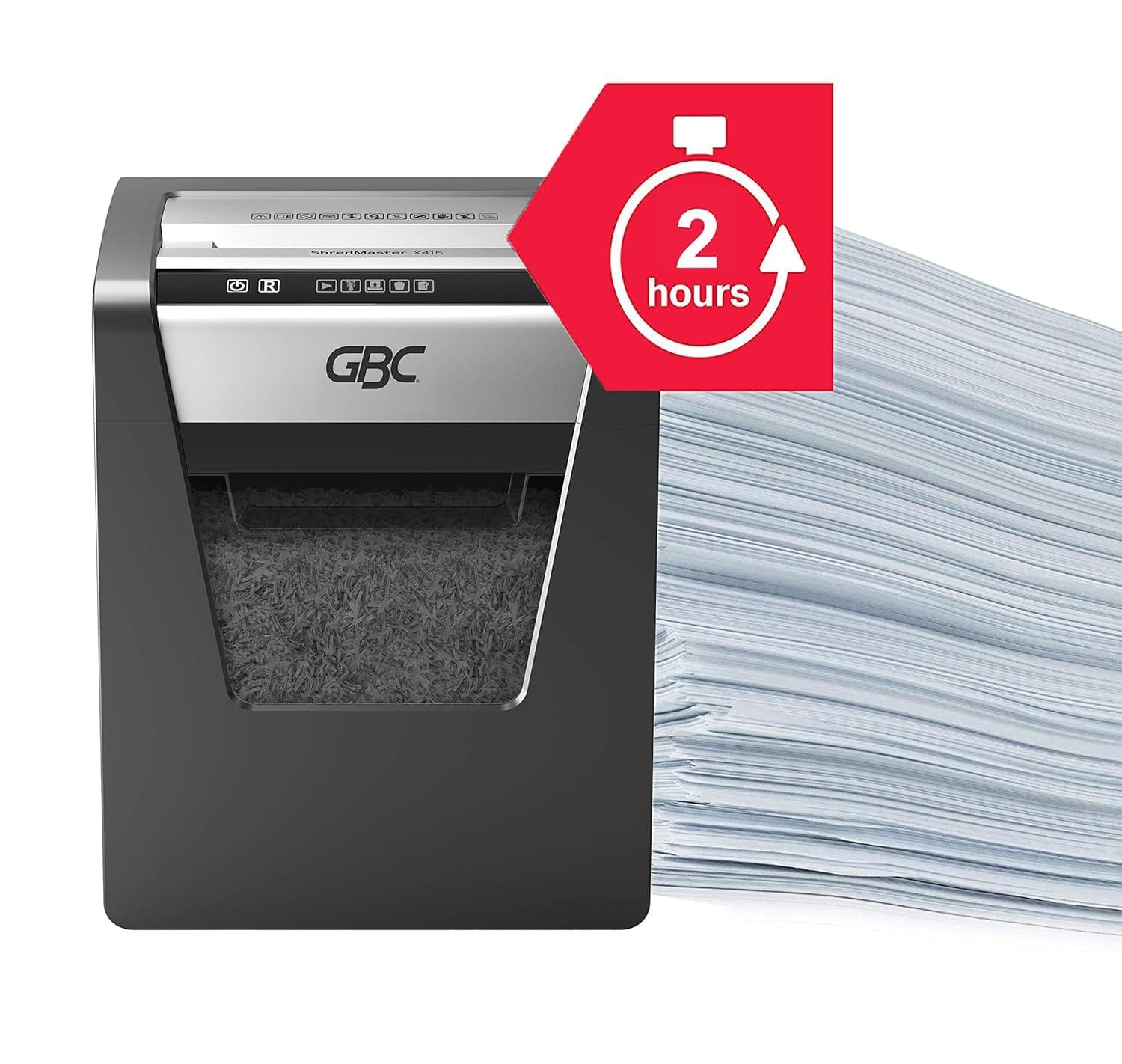GBC Shredmaster X415 Cross Cut Office Shredder - Image 2