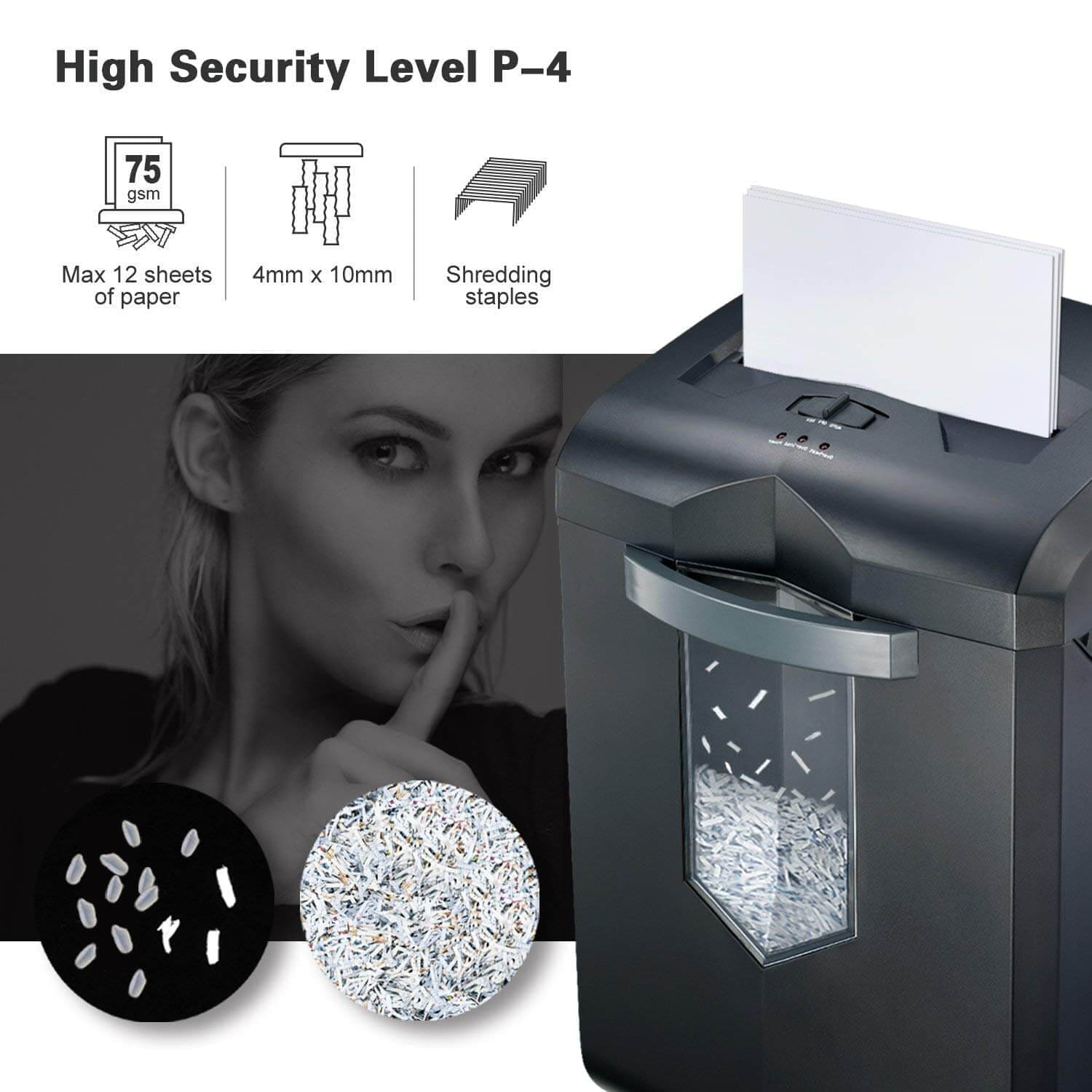 Bonsaii EverShred Continuous Duty Paper Shredder - Image 7