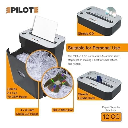 Pilot 12 CC best value paper shredder - Image 3